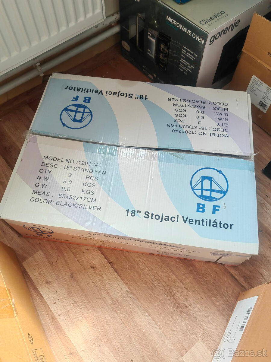 18" ventilátor kovový tichý rotačný - 4