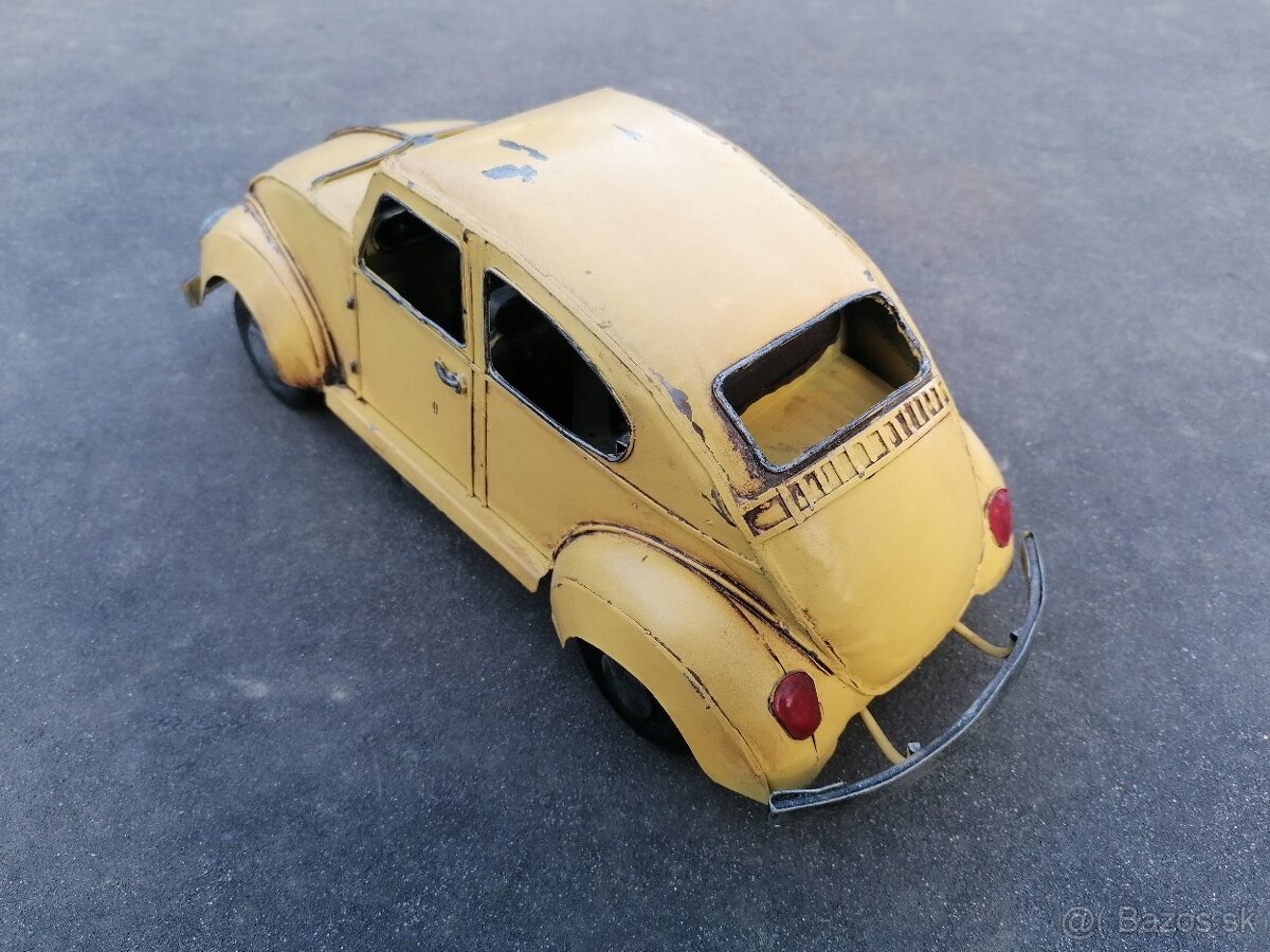 Predám starožitné plechové auto VW Beetle - 4