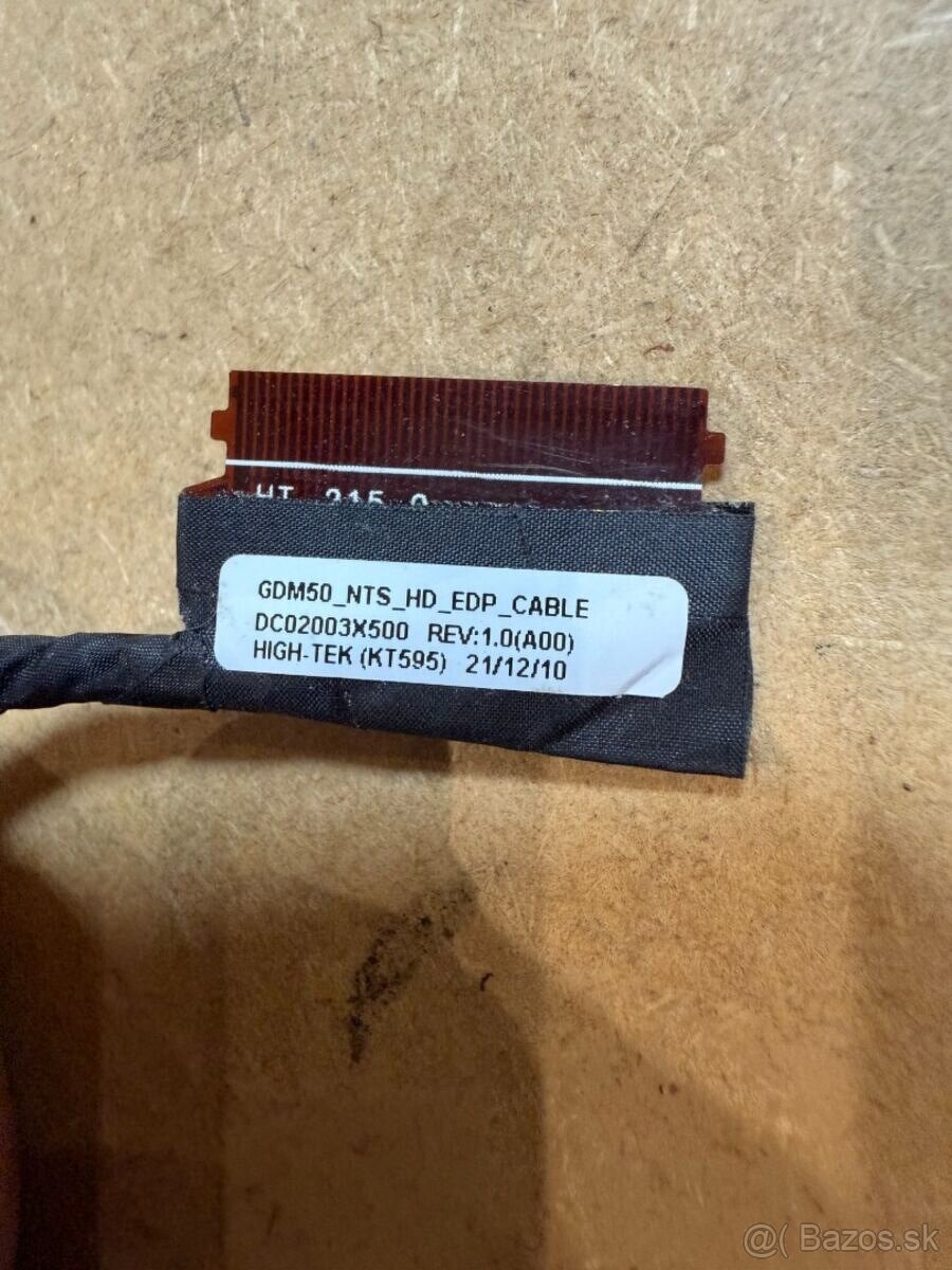 LVDS LCD kabel pre notebook dell inspiron alebo vostro. - 4