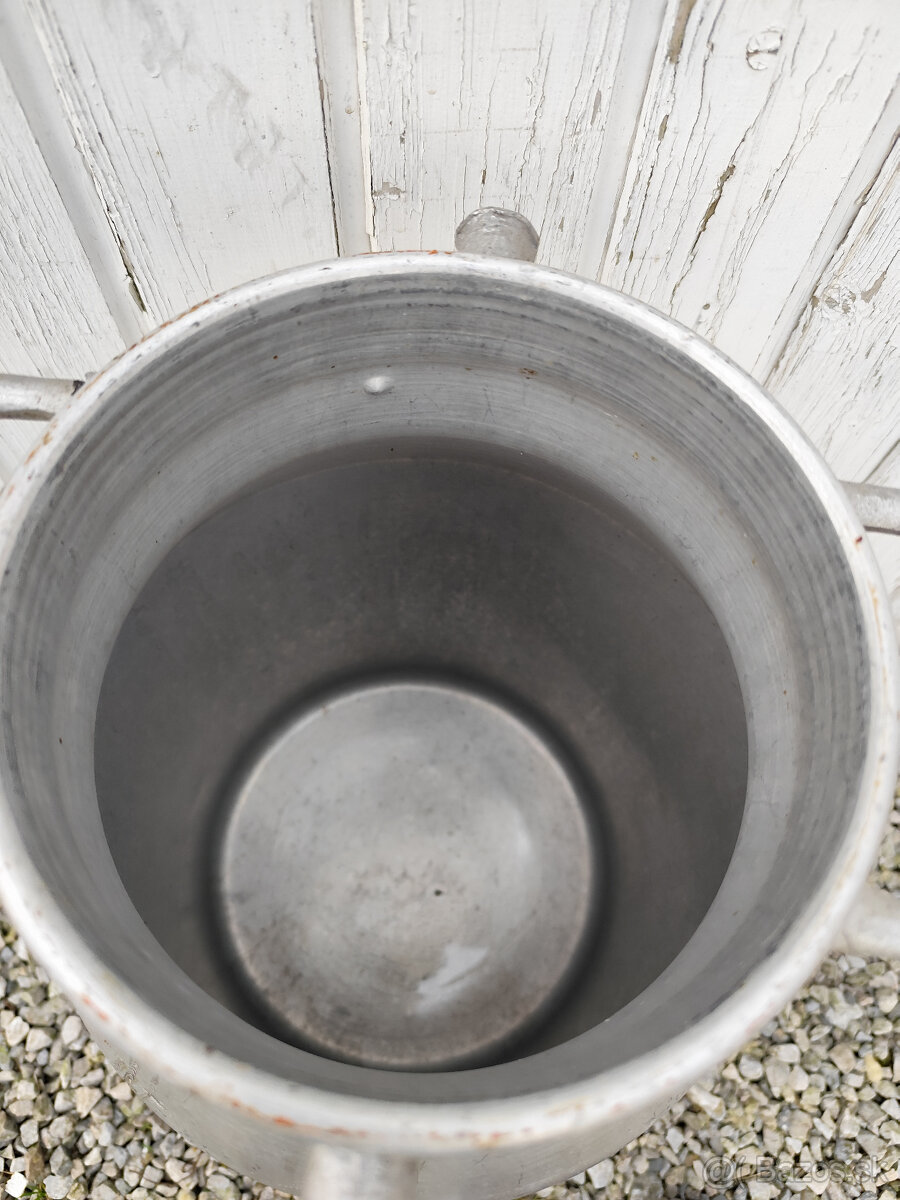 Predám hliníkove konvy na mlieko,med - 4