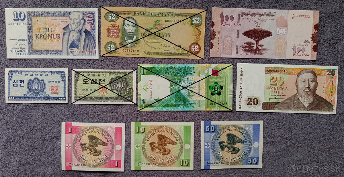 Bankovky svet UNC 2 - 4