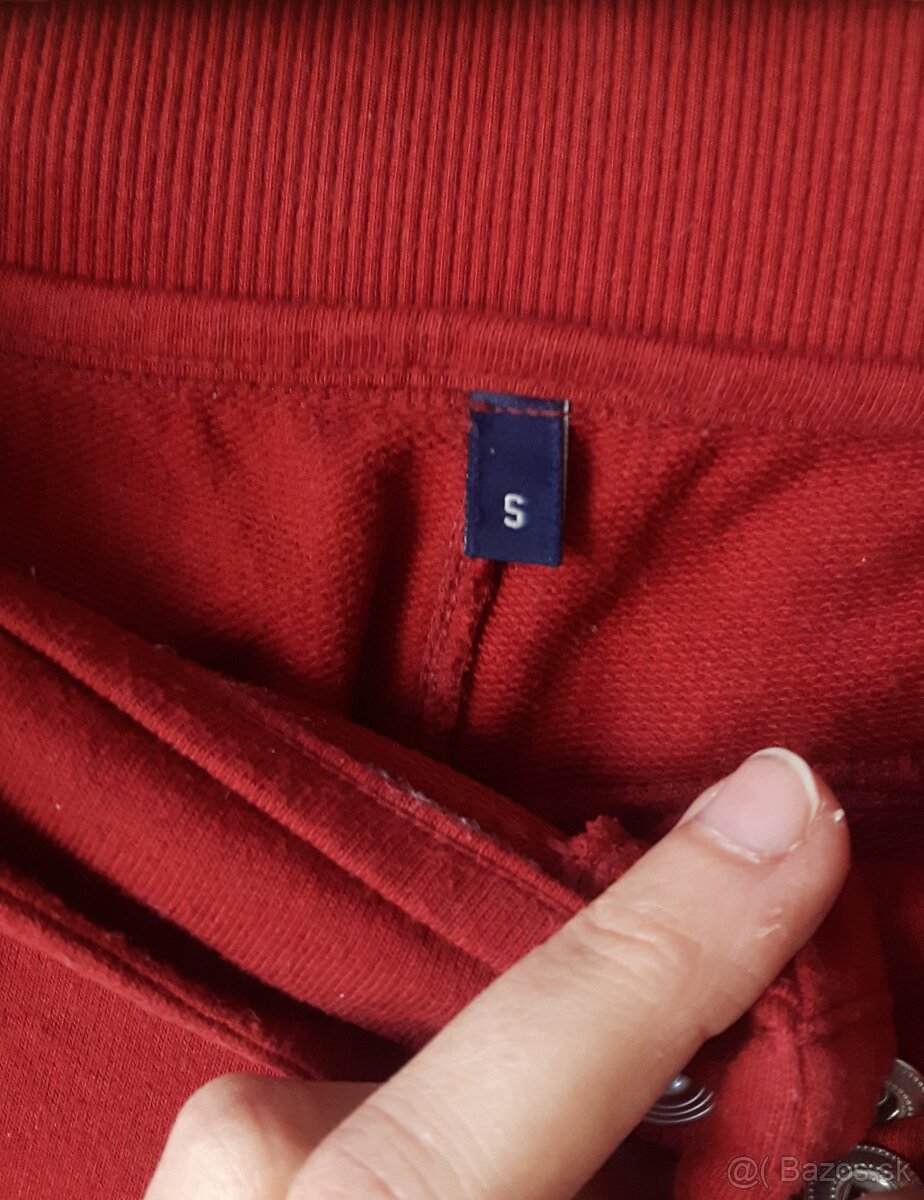 Červené teplákové nohavice - 4