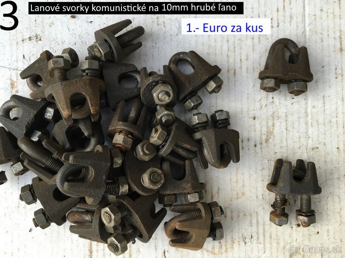 Lanové a otočné svorky rôzne druhy ČSSR - 4