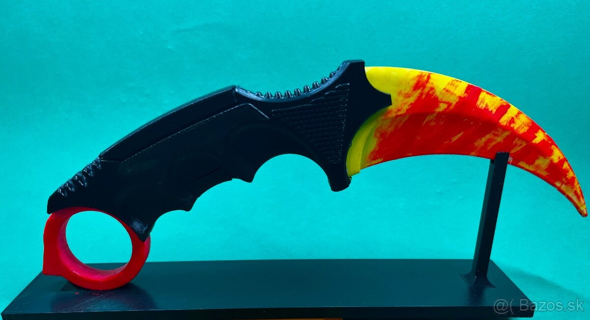 CS2 Karambit fidget trainery 21 cm + stojany - 4