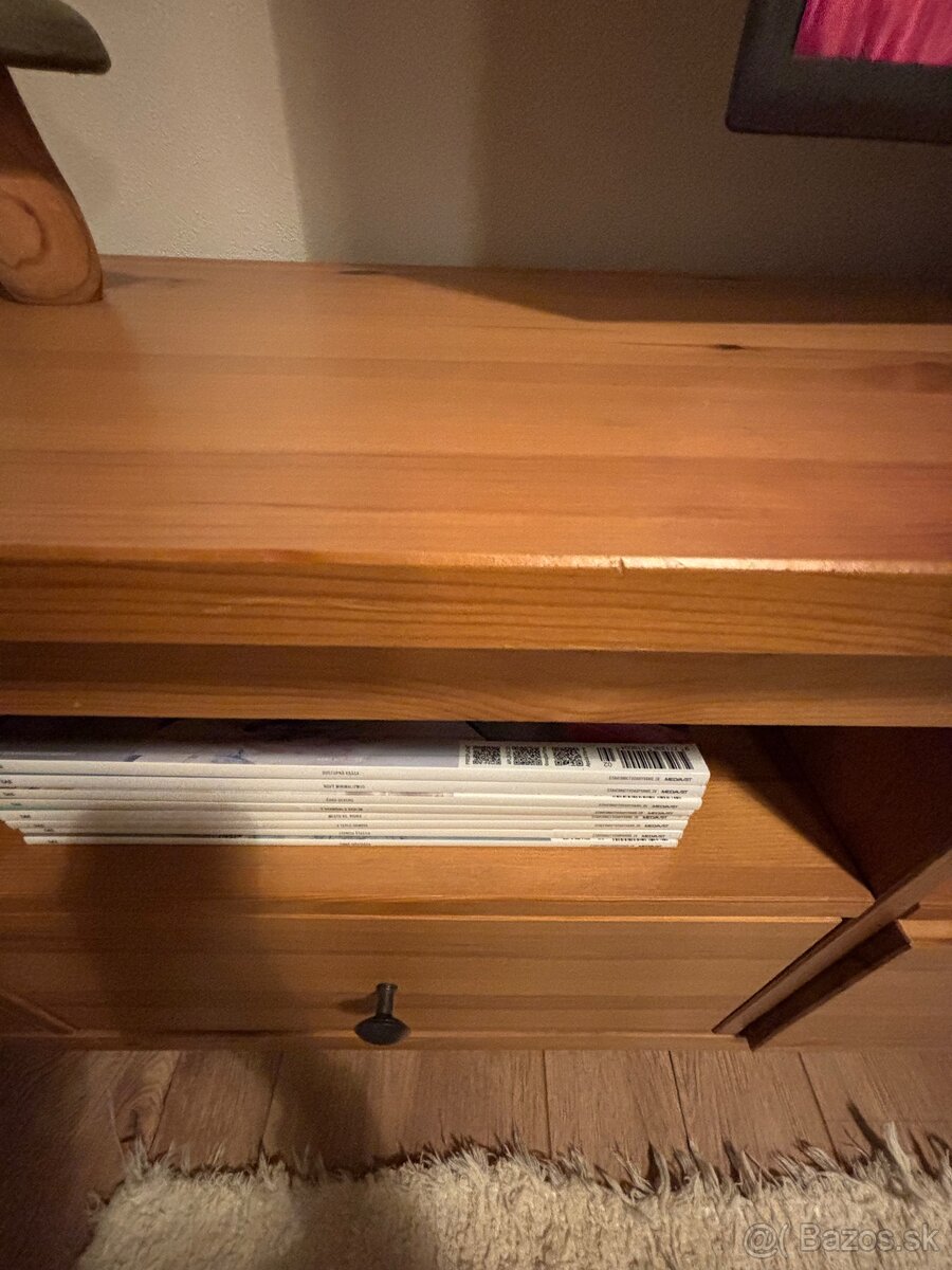 HEMNES skrinka pod TV 3 ks - 4