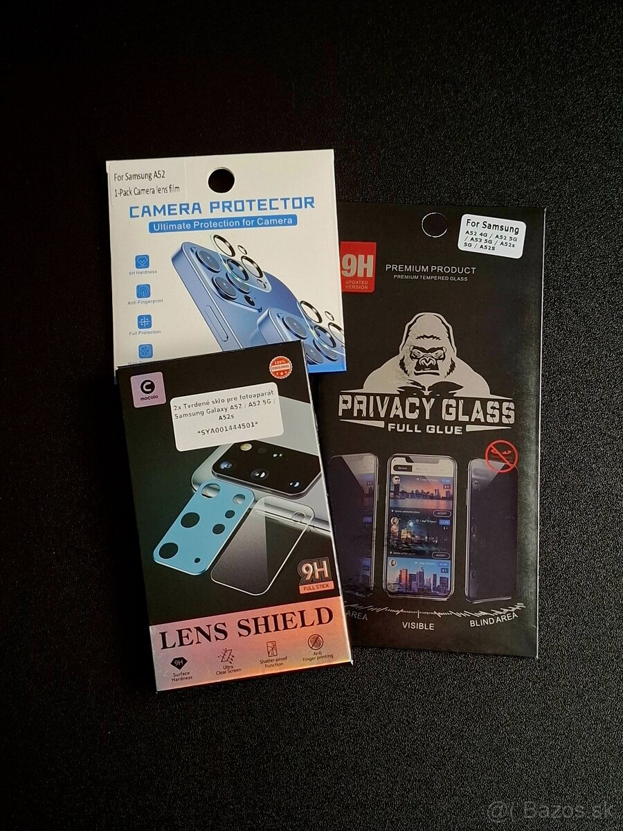 Samsung galaxy A52s 5g, 128gb + kryty + ochranné sklá - 4