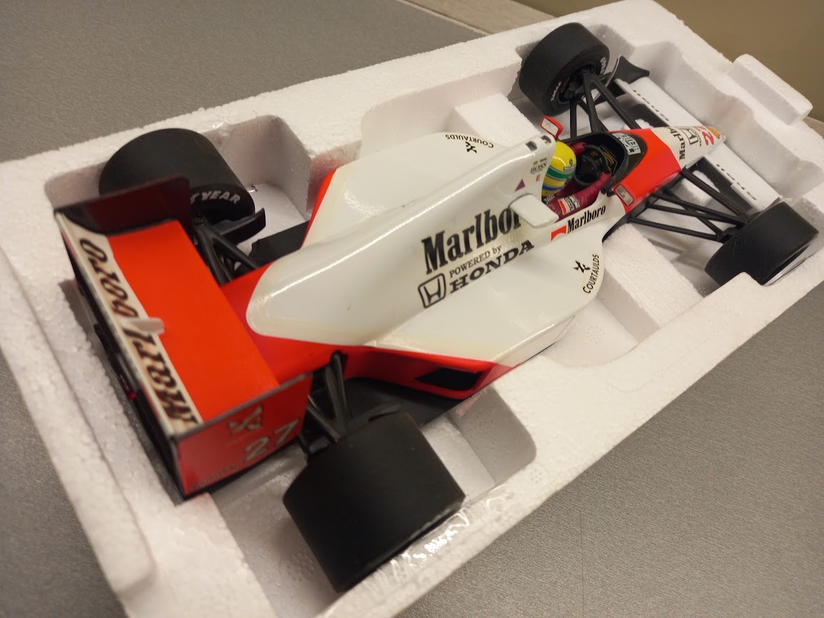 F1 MCLAREN MP4/5B 1990 AYRTON SENNA MINICHAMPS 1:18 - 4