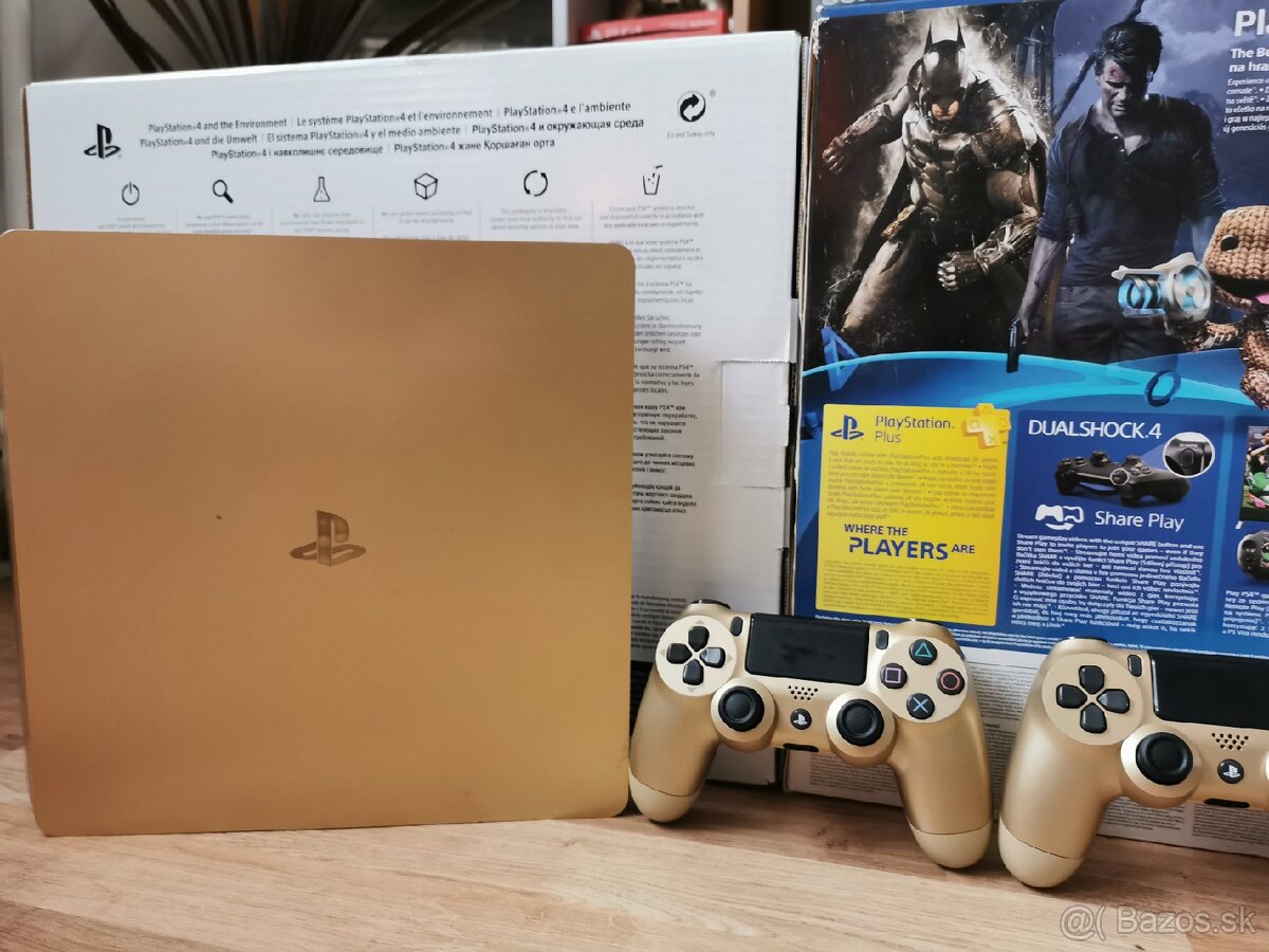 PS4 SLIM 500GB Gold Edition - 4