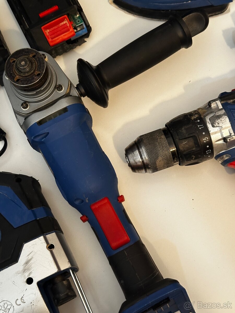 Sada AKU náradia Scheppach (+ 4x bateria a rychlonabijacka) - 4