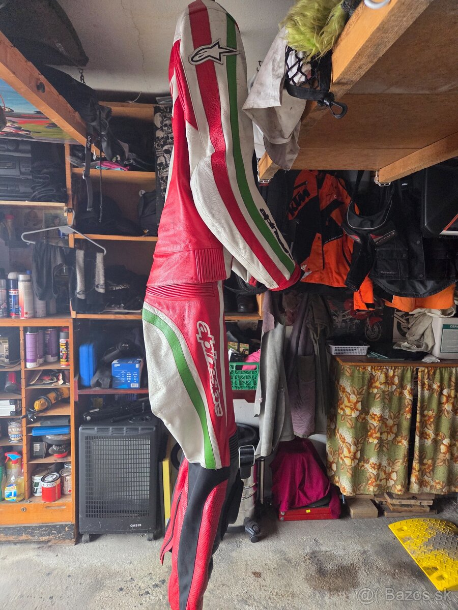 Kožená kombinéza Alpinestars 56 - 4