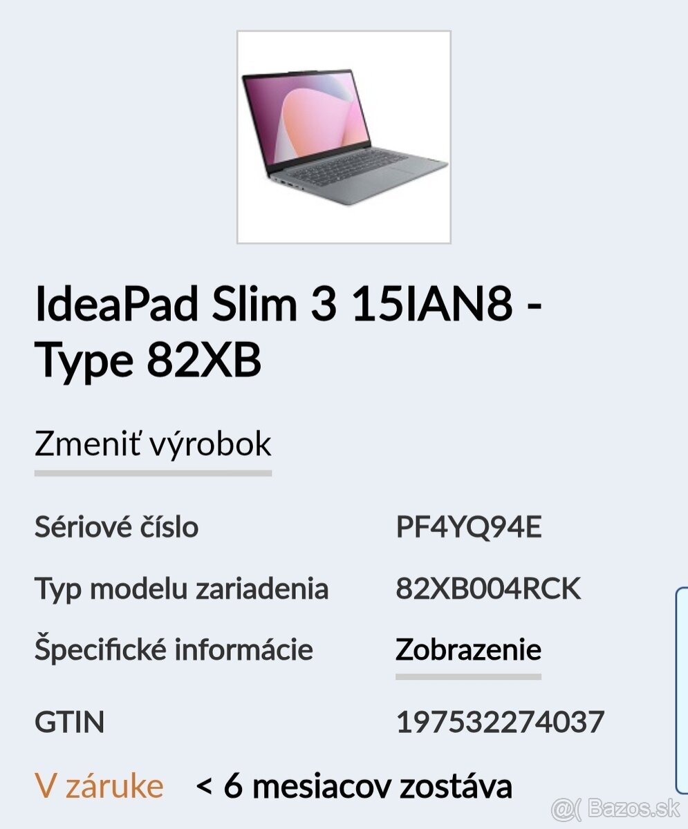 LENOVO IDEAPAD - 4