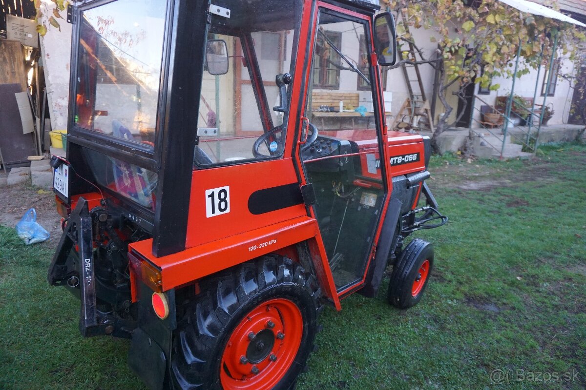 Traktor AGROZET UNI MT8-065 + vlečka, rotavátor, pluh - 4