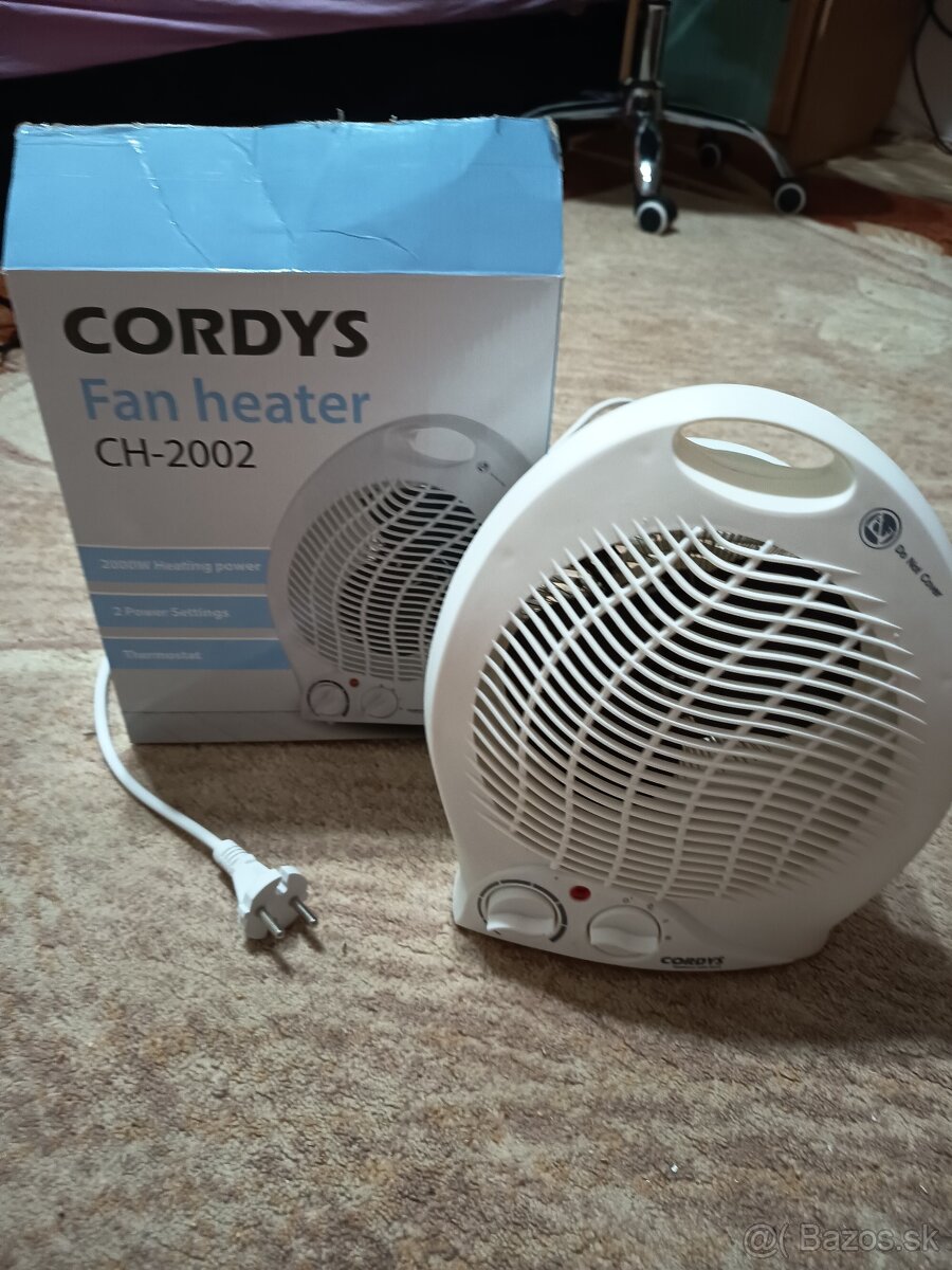 Mini ventilátor/ohrievač vzduchu - 4