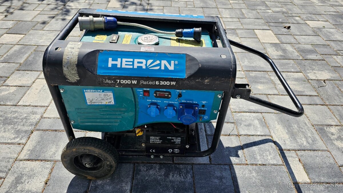 Predám elektrocentrálu Heron 7000W - 4