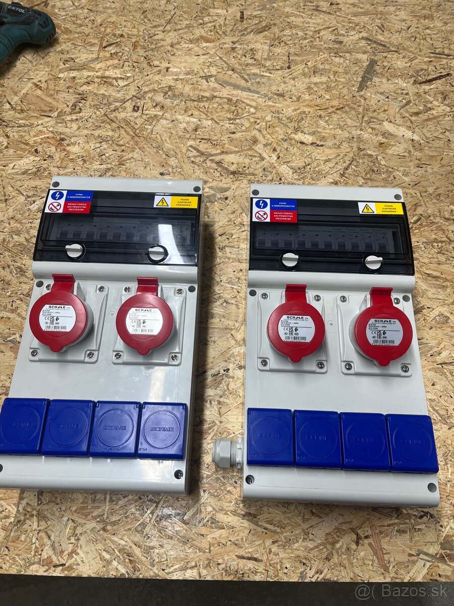 Zasuvkova rozvodnica, inštalačné rozvádzače - 4