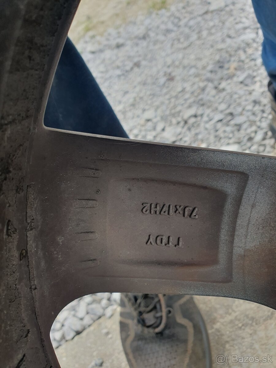 Disky dezent 7j 17 et48 5x112 antracit - 4