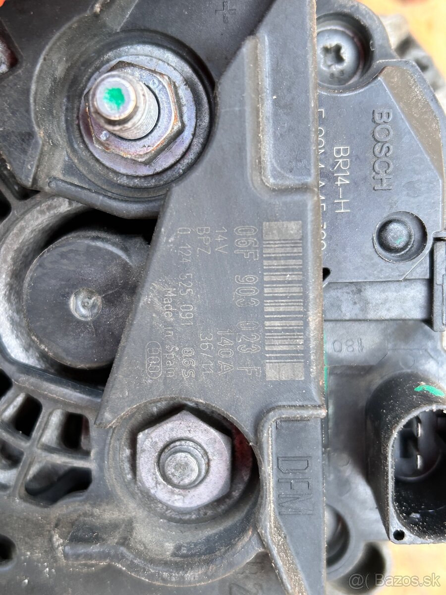 Alternátor 06F 903 023F 2.0TDi,2.0 TFSI - 4