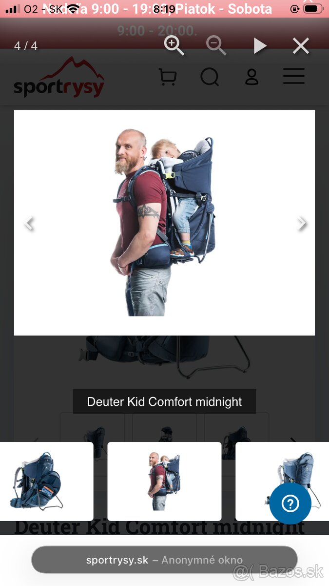 Turisticky nosic Deuter - 4
