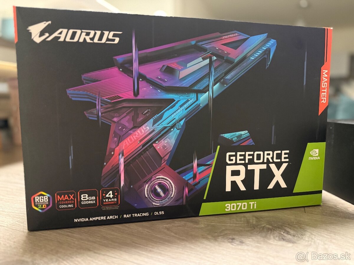 NVIDIA RTX 3070 Ti 8GB Aorus Master - 4