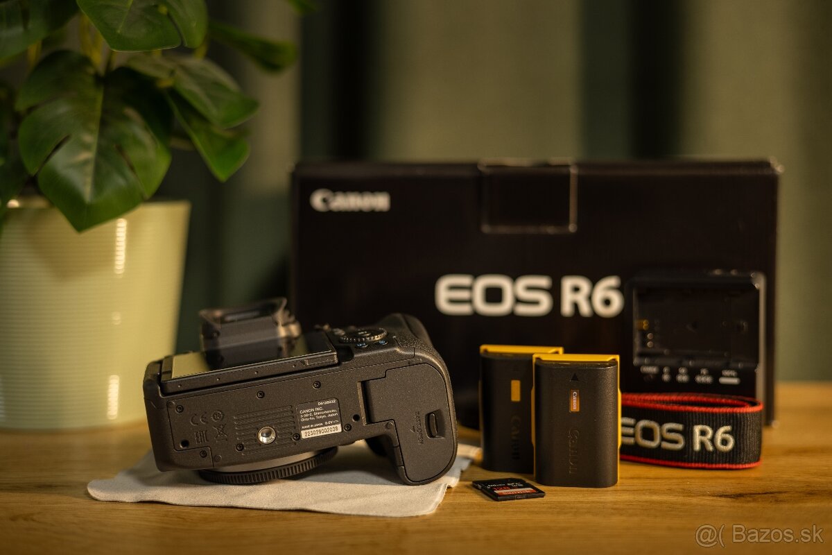 Canon R6 (2x batéria, originál balenie, ako nový) - 4