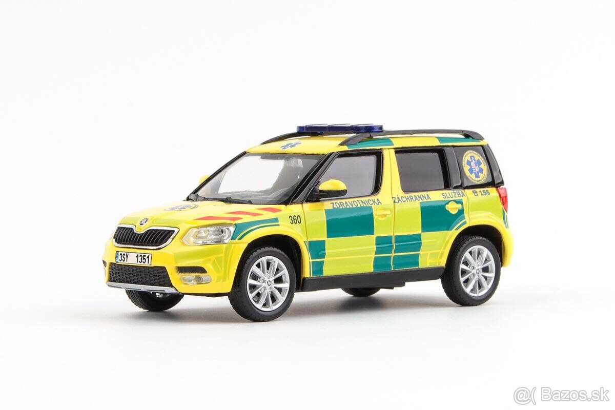 Modely Škoda Yeti FL (2013) ZZS 1:43 Abrex - 4