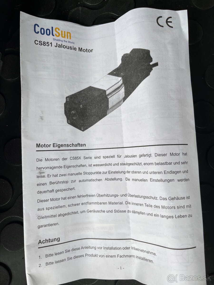 Predám motor do vonkajšej žalúzie - 4