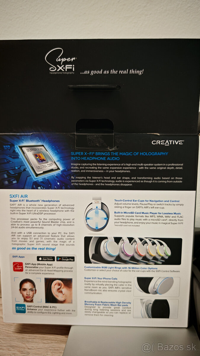 Slúchadlá Creative SXFI AIR - 4