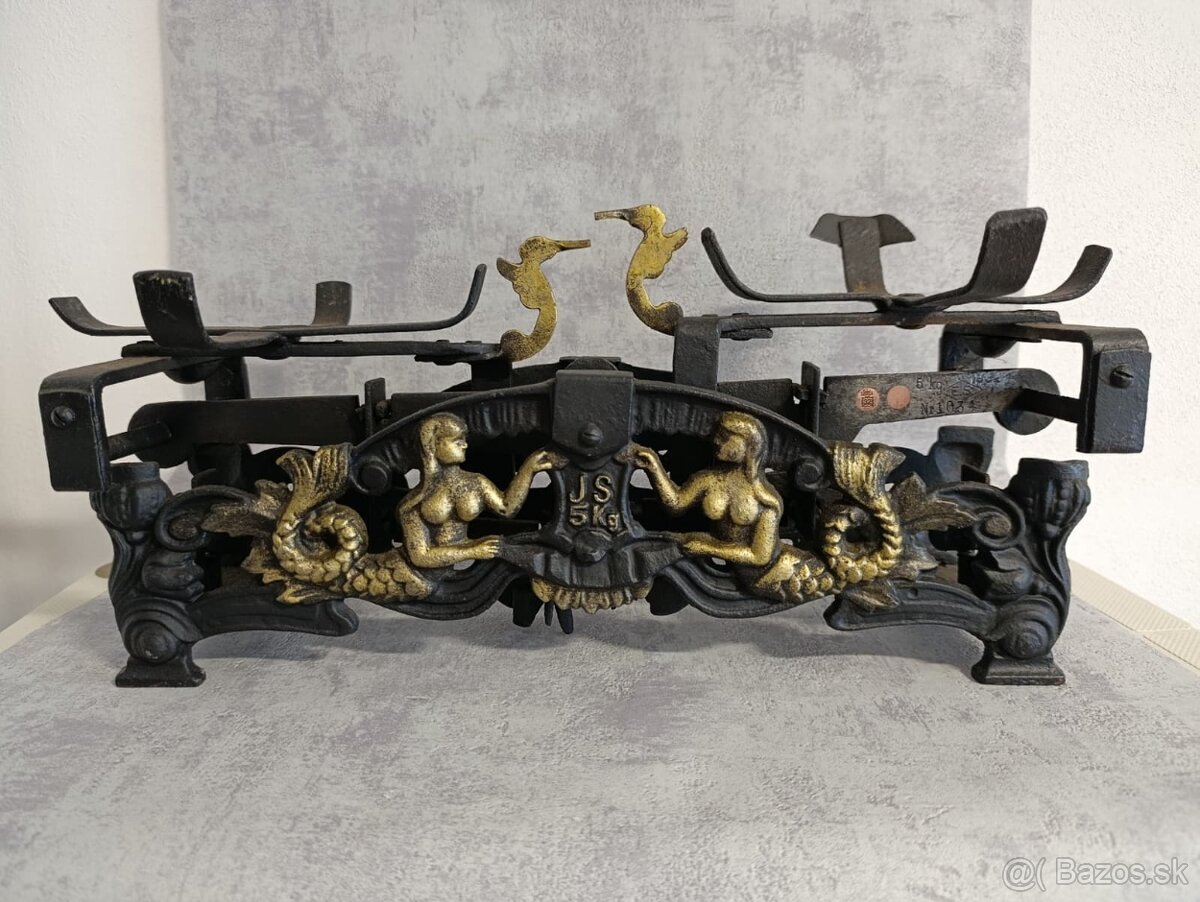 93let staré figurální litinové váhy Sirény E.S ROK 1932 - 4