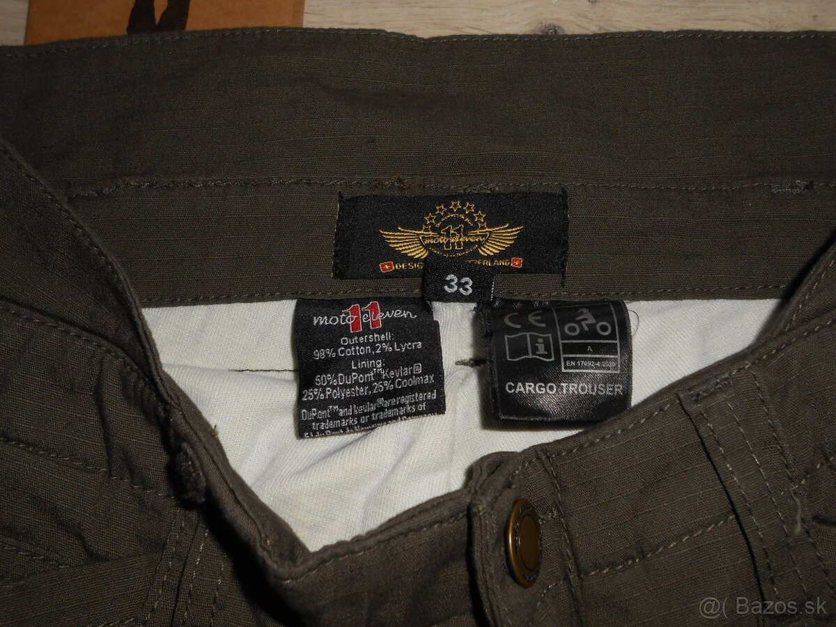 Predam nove kvalitne strecove moto nohavice MOTO ELEVEN CARG - 4