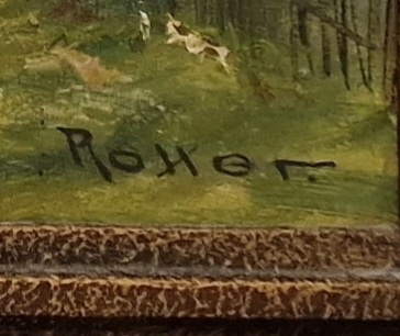 Obraz olejomalba starozitnost - 4