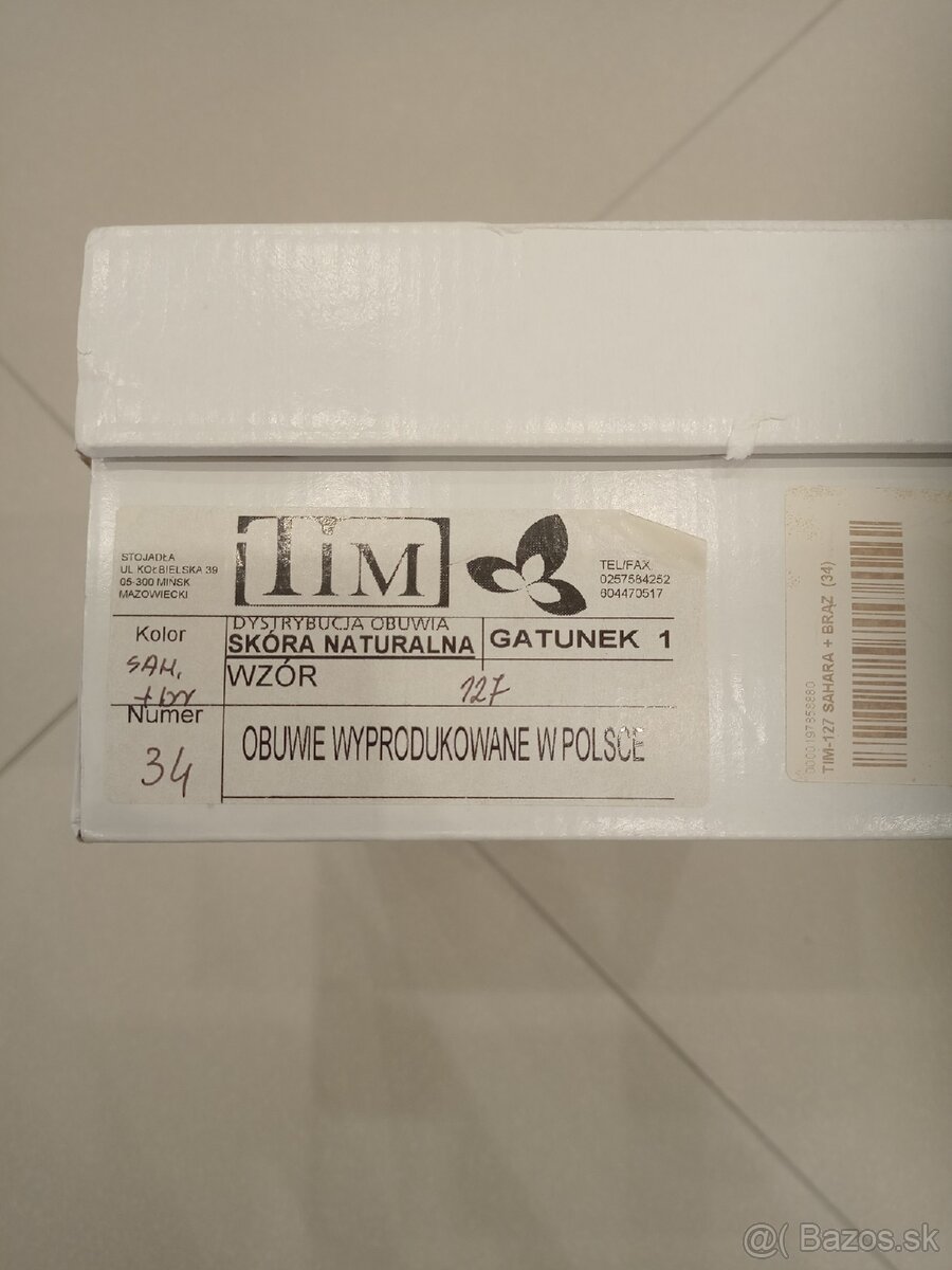 Detské spoločenské topánky 34 - 4