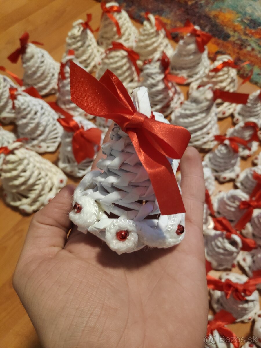 Papierové vianočné zvončeky 🎄 - 4