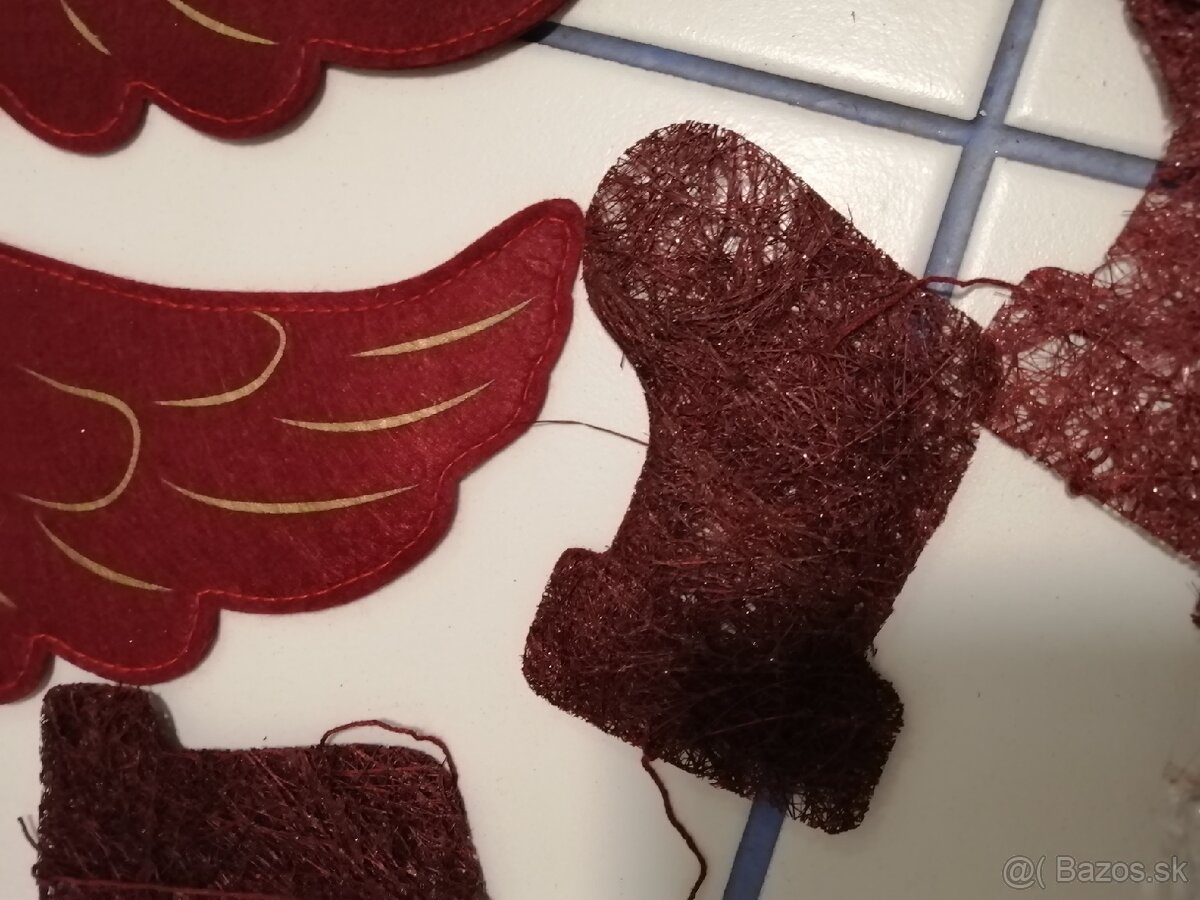 Vianocna dekorácia kridlo - 4