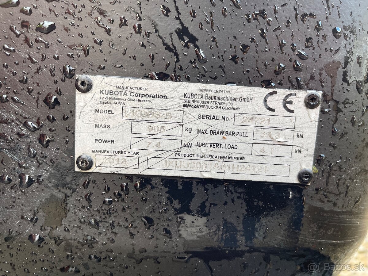 Kubota K008-3 minibager - 4