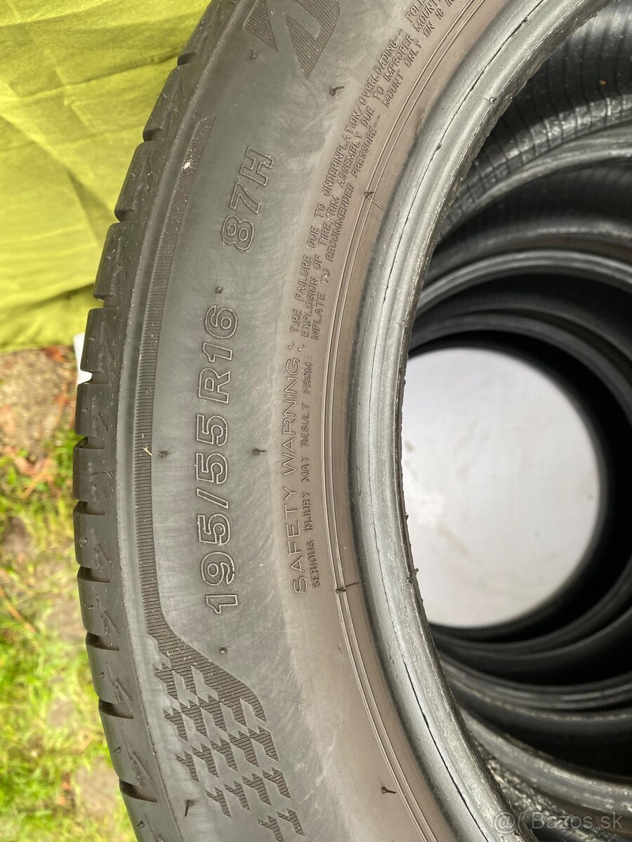 195/55 r16 letné BRIDGESTONE 87H - 4