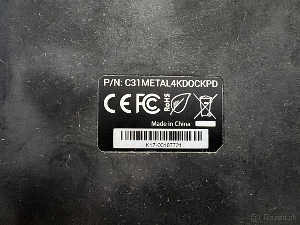 Predam dock i-Tec USB-C Metal 4K Docking Station + PD85w - 4