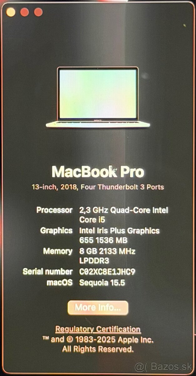 MacBook Pro 2018, 13-inch, 512gb - 4