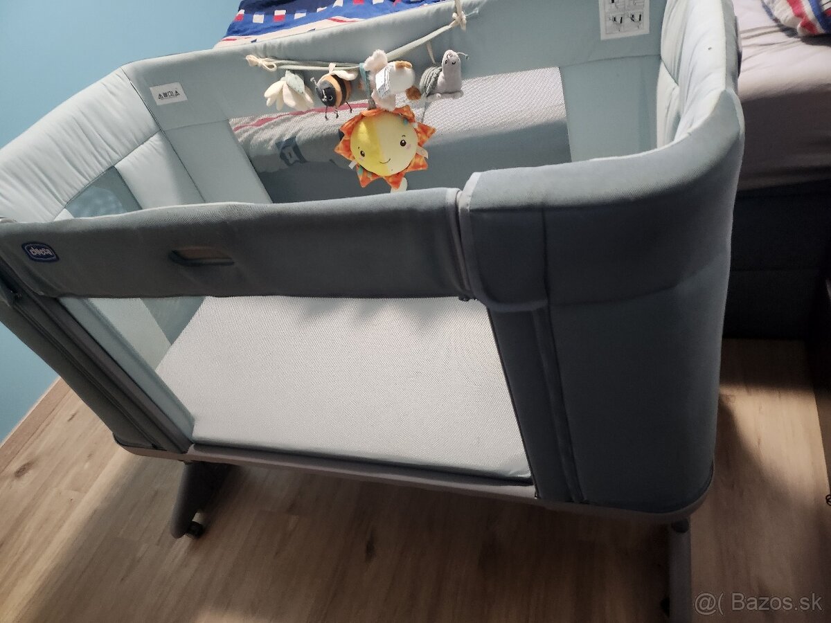 Chicco - Detská postieľka 3v1 NEXT2ME FOREVER (zelená) - 4