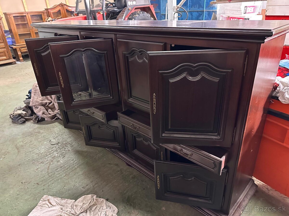 Skriňa z masívu - holandský nábytok - 4