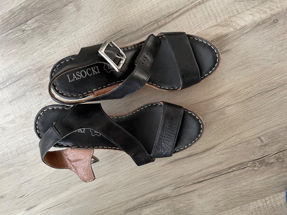 Kvalitne kozene sandale zn lasocky - 4