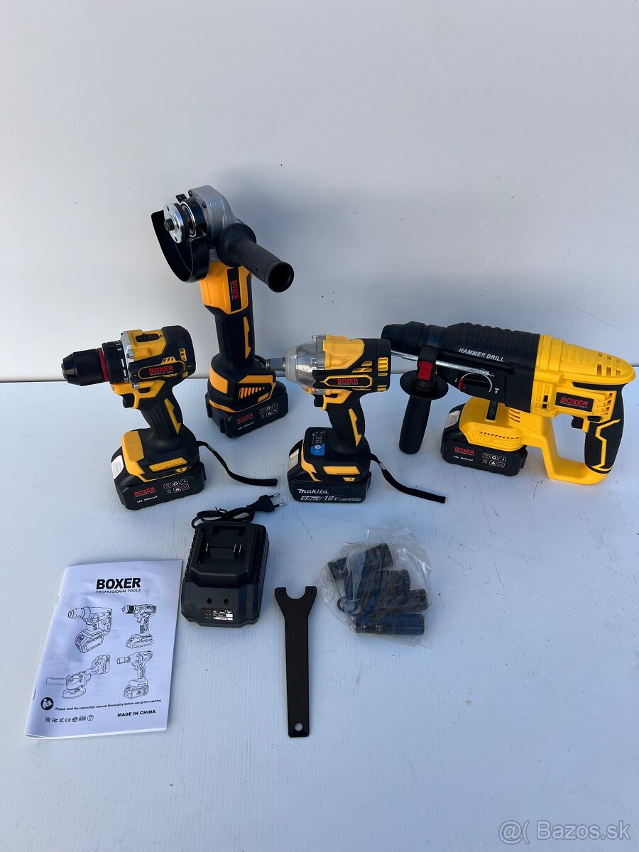 Akú set naradia 4v1 v kufriku - 4