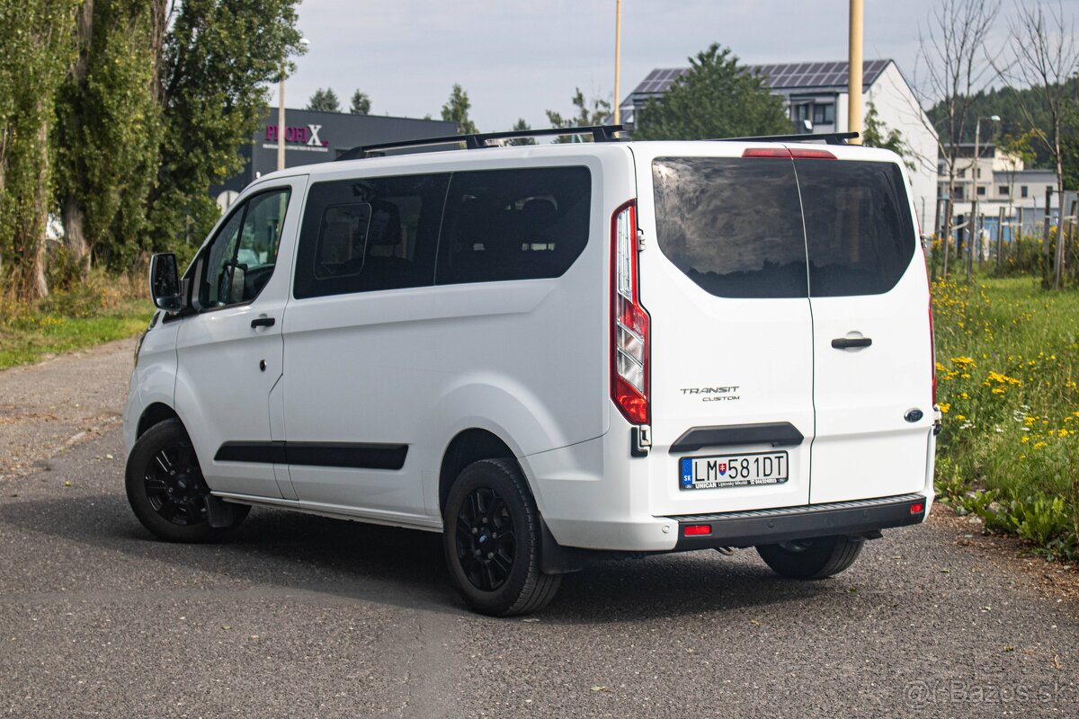 Ford Transit Custom 79kW M6, 9miest, 1. majiteľ, Nelakované - 4
