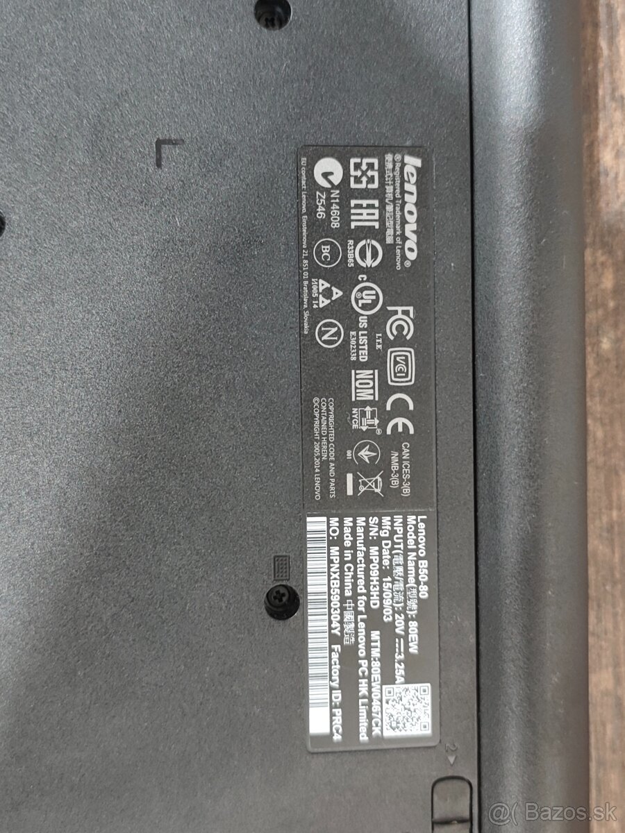 LENOVO B50-80EW i5 5200u radeon m330 2gb vram - 4