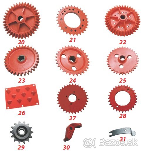 Náhradné diely balíkovač Welger - 4