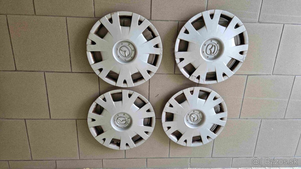 Predám 4ks 15" plechových diskov na Mazdu 3 - 4