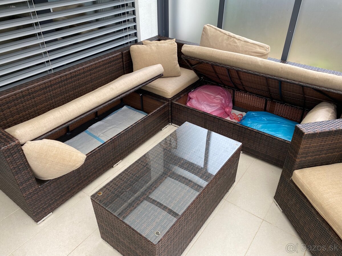 Rátanie záhradné sedenie - 4