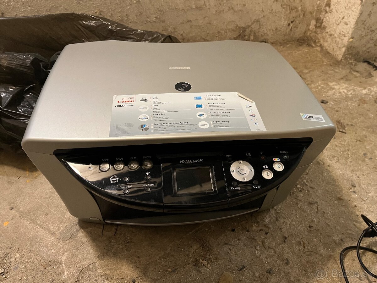 Predám tlačiareň Canon pixma MP 760 - 4