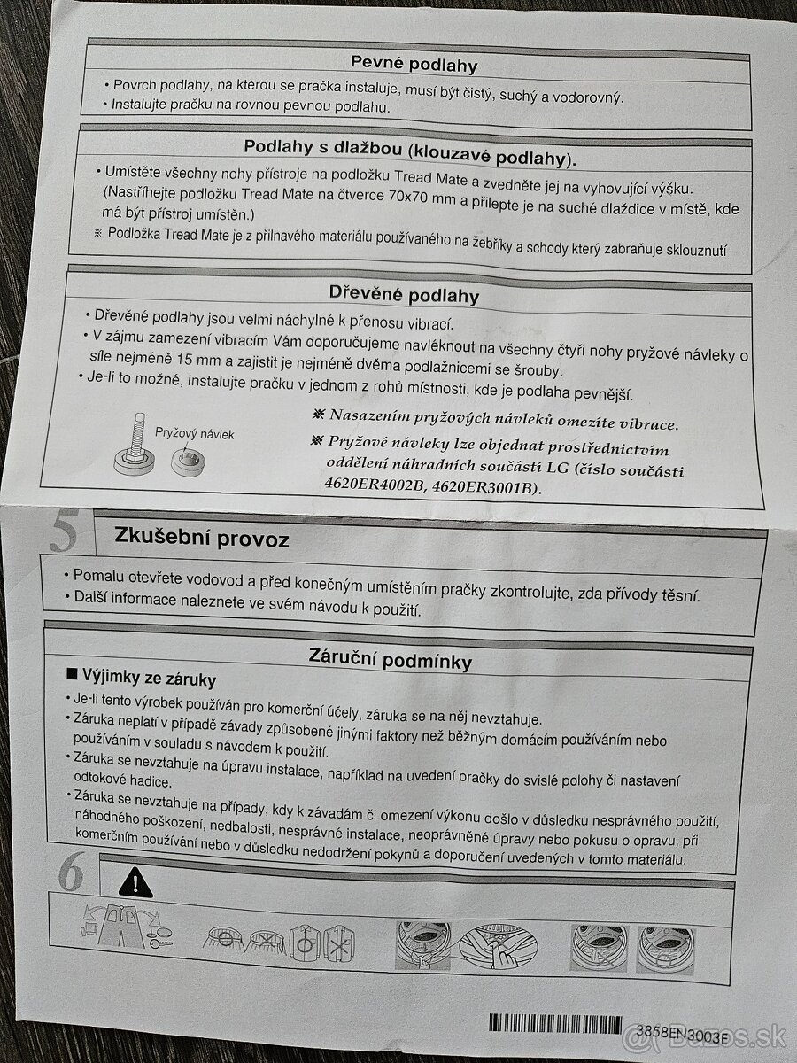 Práčka LG - 2 ročná - 4