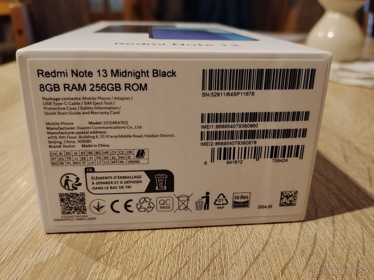 Xiaomi Redmi note 13 8GB/256GB v zaruke - 4