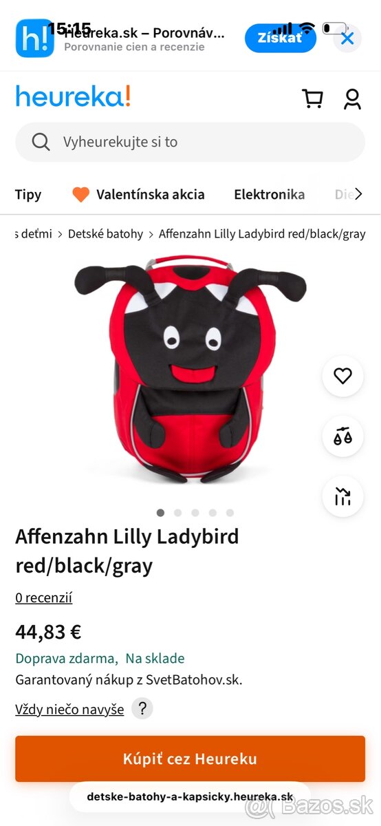 Detsky ruksak Lienka Affenzahn - 4